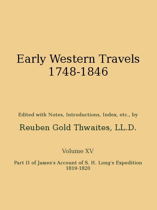 James's Account of S. H. Long's Expedition, 1819-1820, part 2