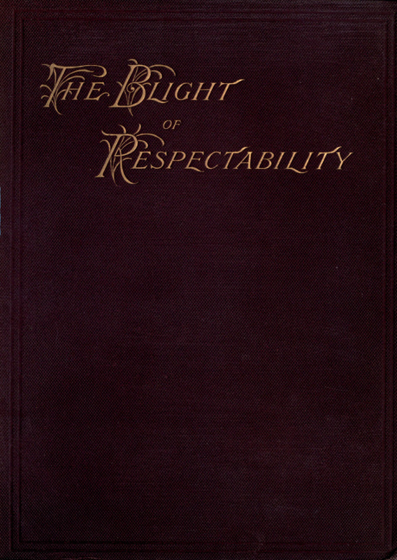 The Blight of Respectability&#10;An Anatomy of the Disease and a Theory of Curative Treatment