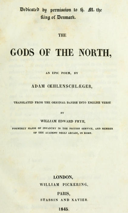 The Gods of the North: an epic poem