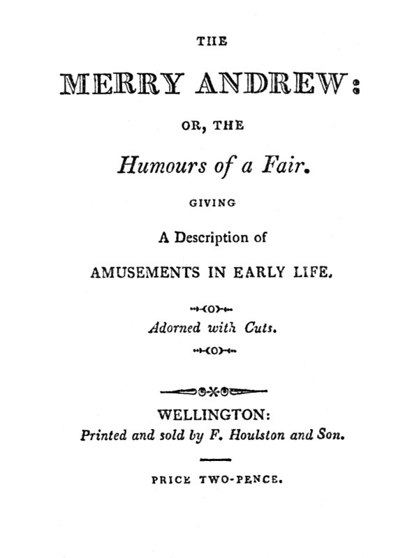 The Merry Andrew; or, The Humours of a Fair.