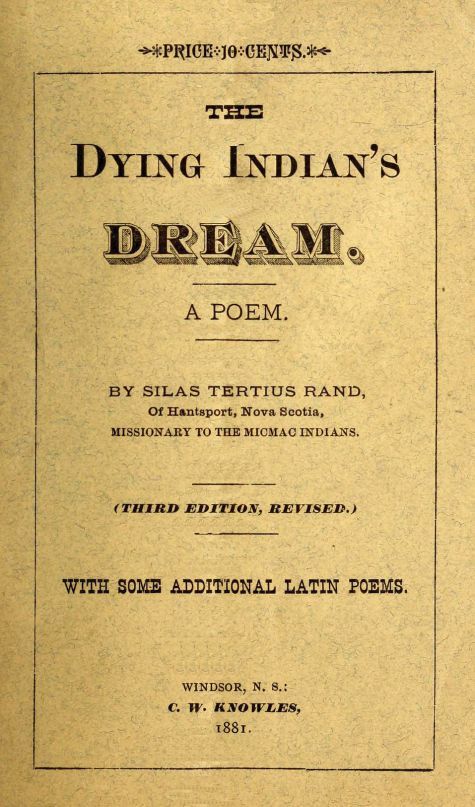 The Dying Indian's Dream: A Poem