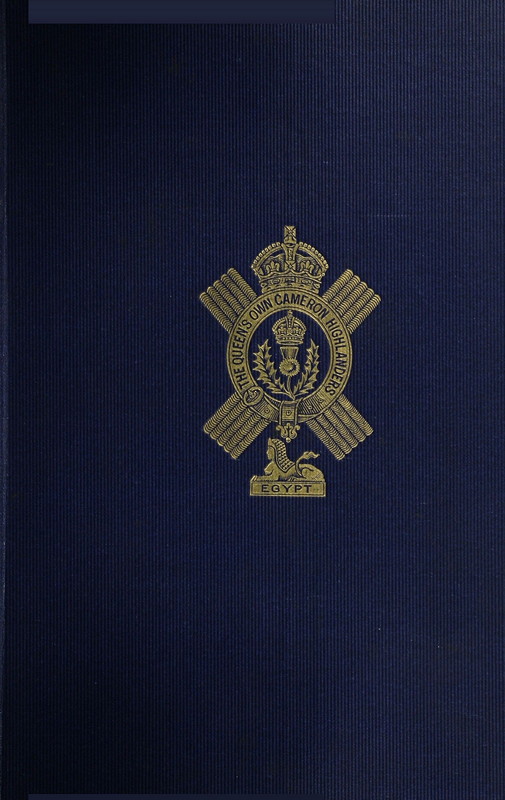 The History of the 7th Battalion Queen's Own Cameron Highlanders