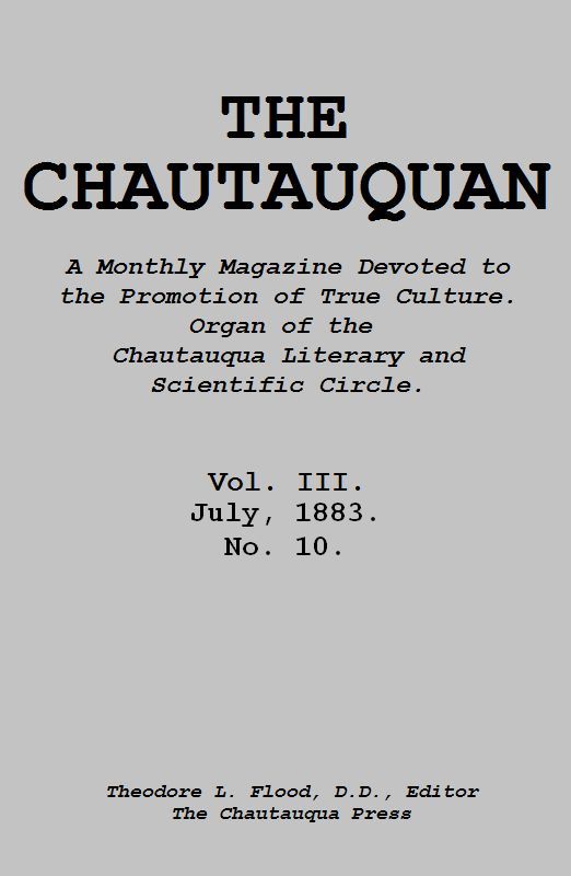 The Chautauquan, Cilt. 03, Temmuz 1883