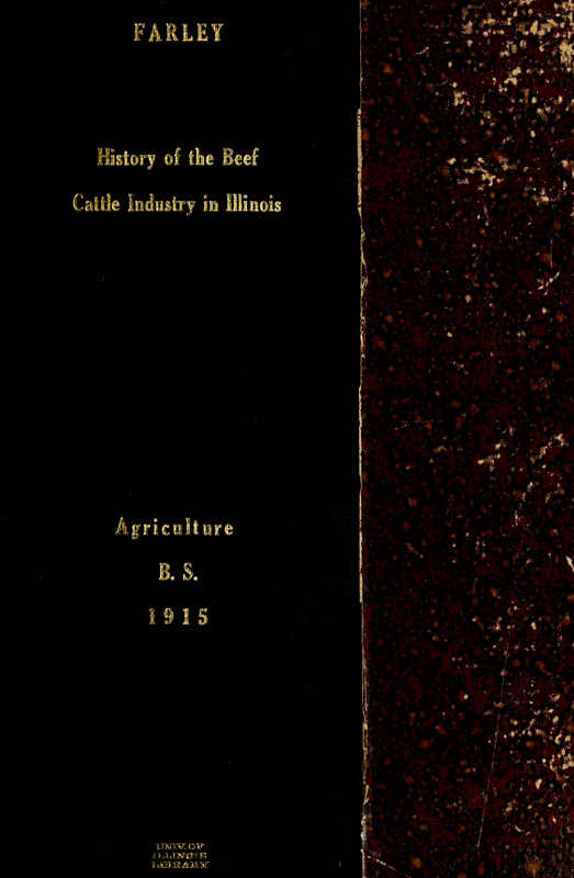 History of the Beef Cattle Industry in Illinois