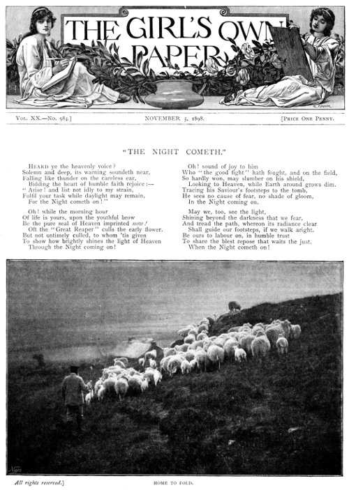 The Girl's Own Paper, Vol. XX, No. 984, November 5, 1898