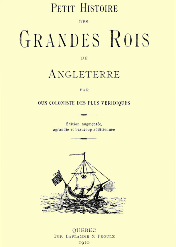 Petit histoire des grandes rois de Angleterre