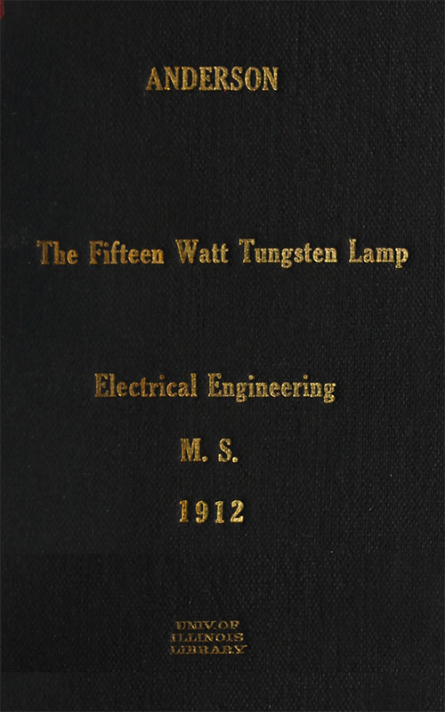 The Fifteen Watt Tungsten Lamp