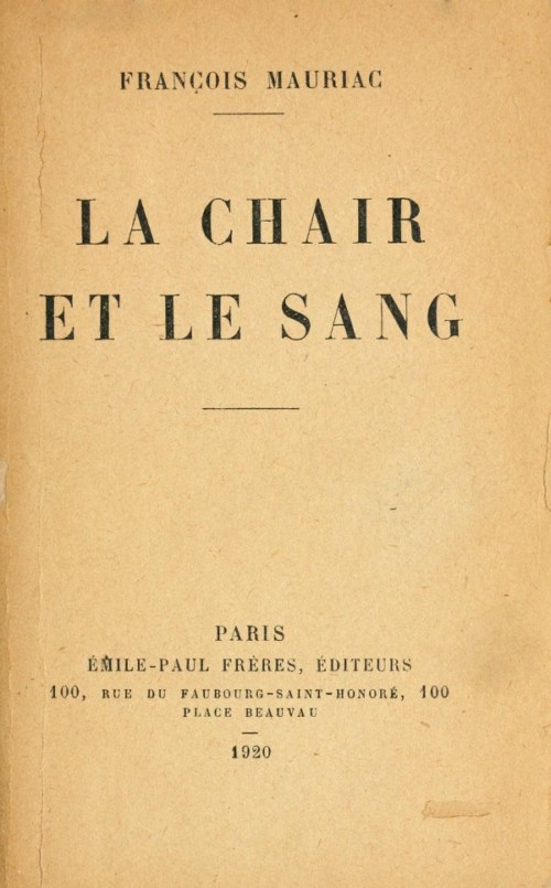 La chair et le sang