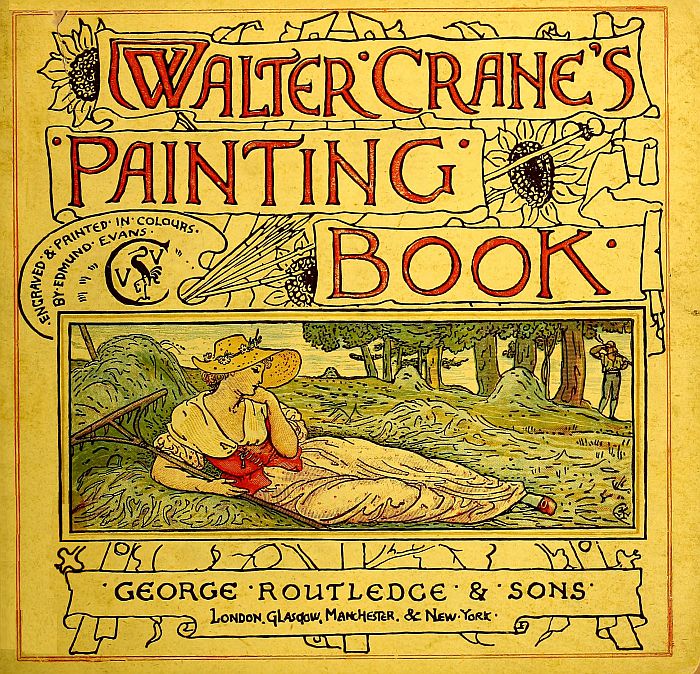 Walter Crane's Painting Book&#10;Containing twelve coloured and twelve outline full-page plates