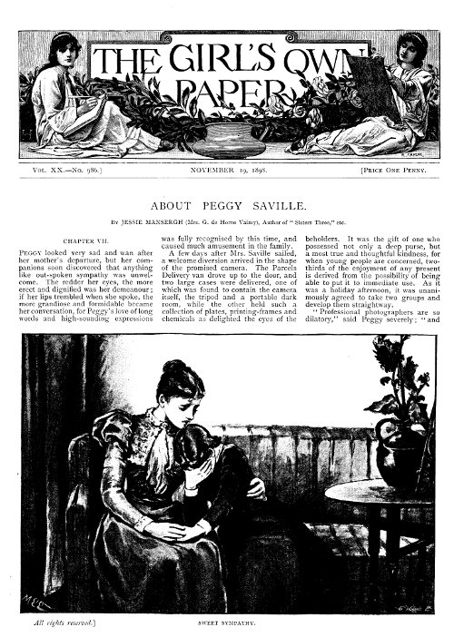 The Girl's Own Paper, Vol. XX, No. 986, November 19, 1898