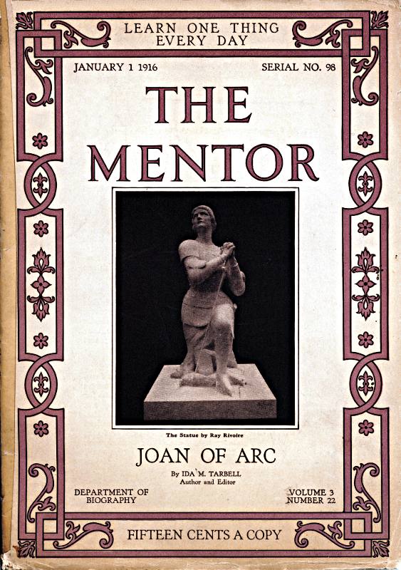 Mentör: Jeanne d'Arc, cilt 3, sayı 22, Seri No. 98, 1 Ocak 1916