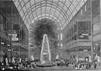 OSLER’S GLASS FOUNTAIN AND THE TRANSEPT.  THE GREAT EXHIBITION.  Frontispiece.