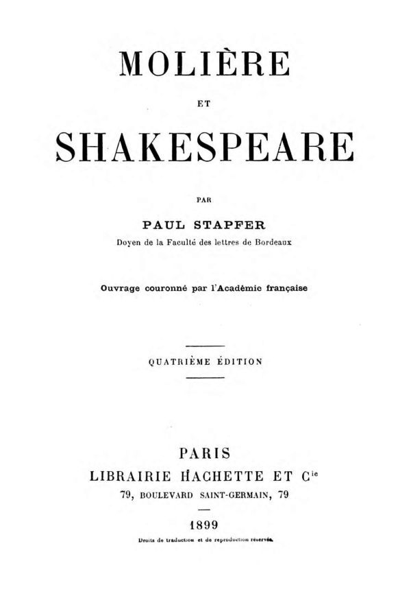 Molière ve Shakespeare