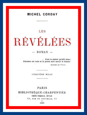 Les révélées: roman