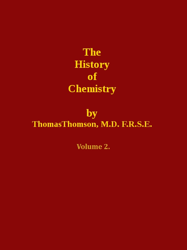 The History of Chemistry, Volume 2 (of 2)