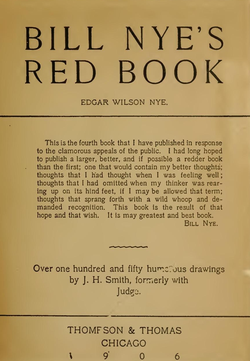 Bill Nye's Red Book&#10;New Edition