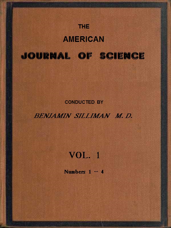 American Journal of Science, Vol. 1.