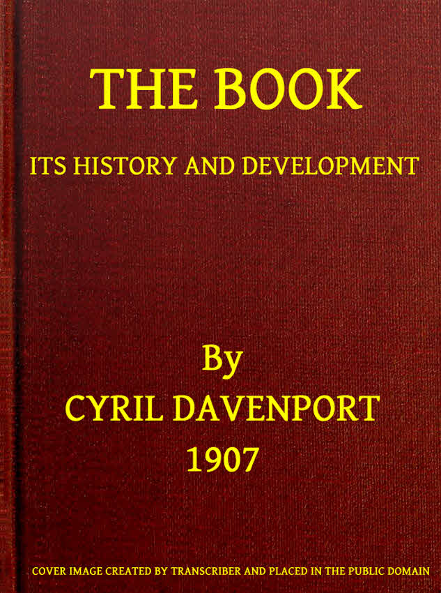 The Book: Its History and Development