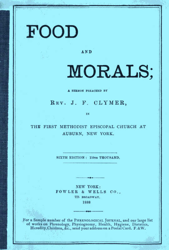 Food and Morals&#10;6th Edition