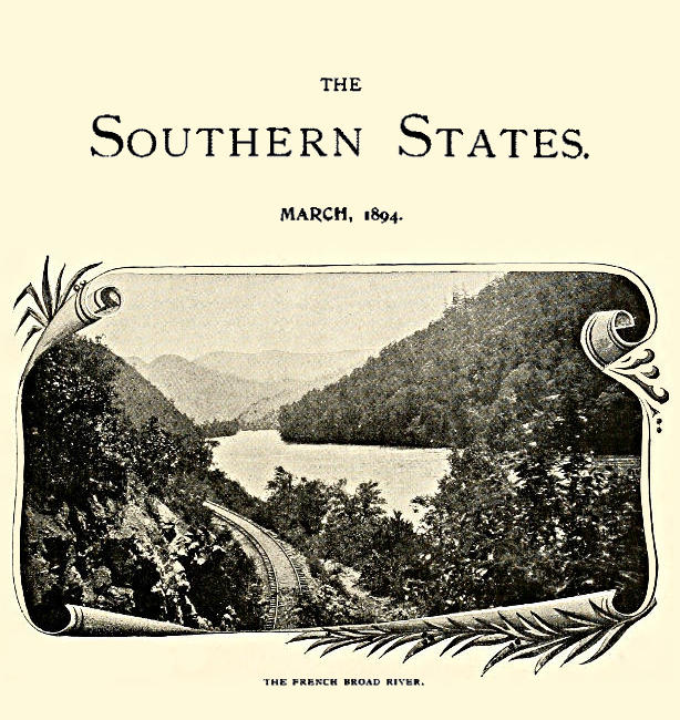 The Southern States, March, 1894&#10;An illustrated monthly magazine devoted to the South