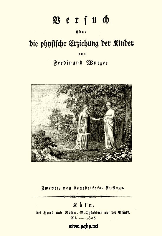 Versuch über die physische Erziehung der Kinder