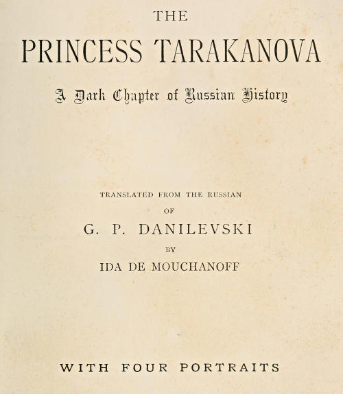 Prenses Tarakanova: Rus Tarihinin Korkunç Bir Bölümü