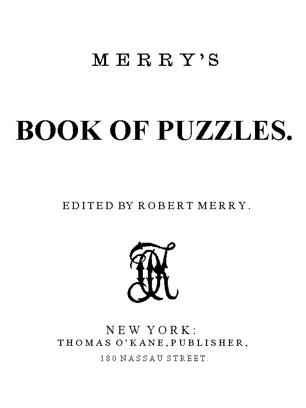 Merry's Book of Puzzles