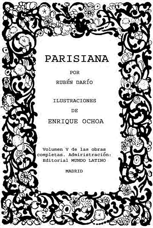 Parisiana&#10;Obras Completas, Vol. V
