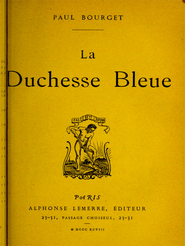 La duchesse bleue