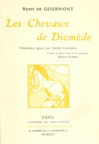 Les chevaux de Diomède: Roman