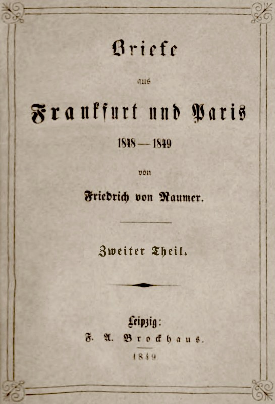 Briefe aus Frankfurt und Paris 1848-1849 (2/2)