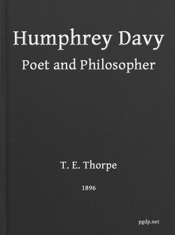 Humphry Davy, Poet and Philosopher