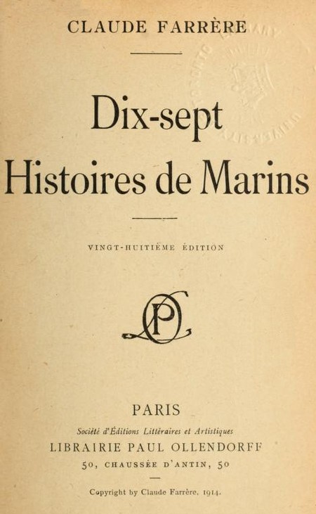 Dix-sept histoires de marins