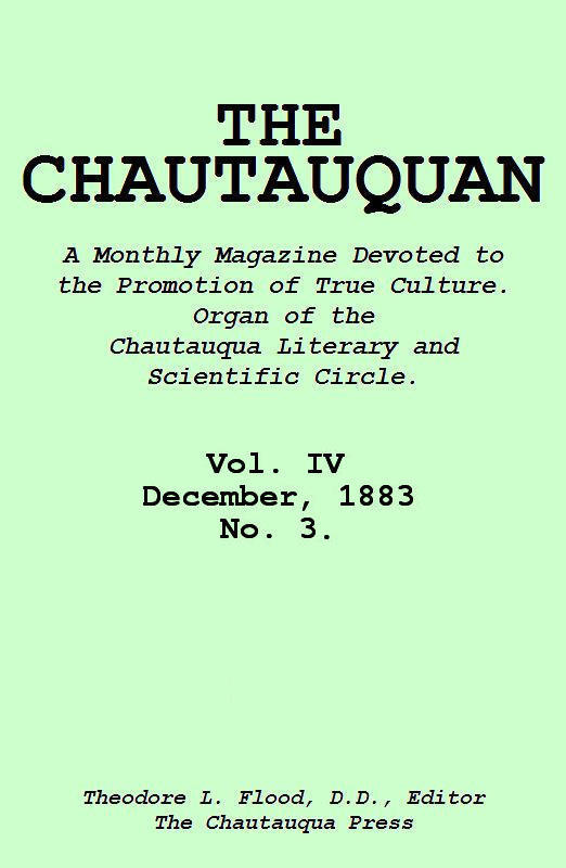 The Chautauquan, Vol. 04, December 1883