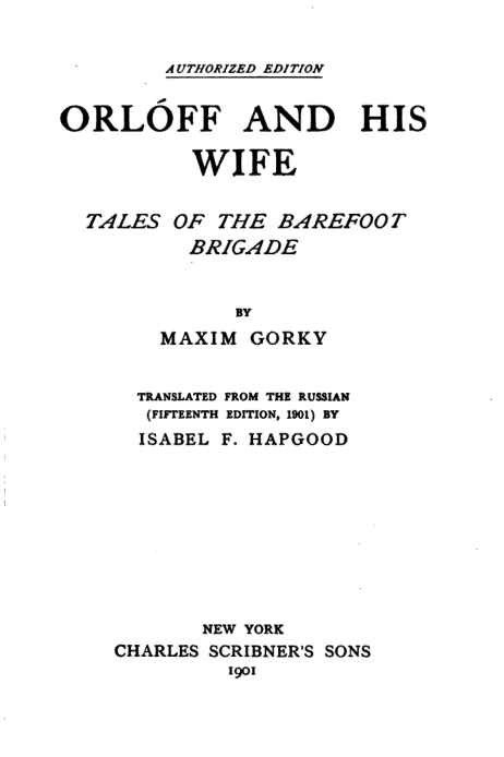 Orlóff and His Wife: Tales of the Barefoot Brigade