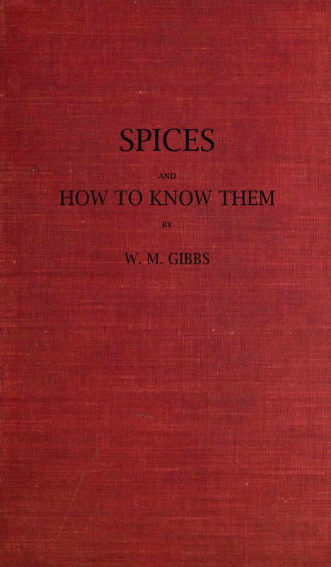 Spices and How to Know Them