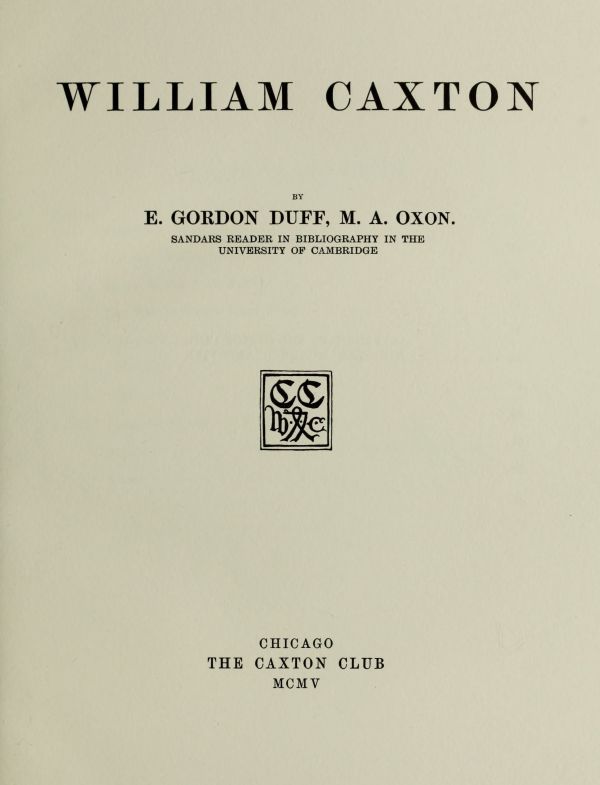 William Caxton