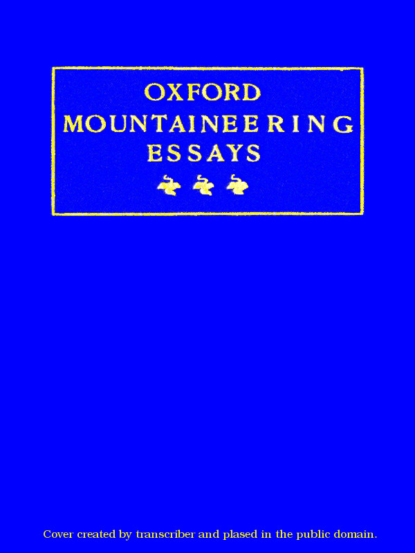 Oxford Mountaineering Essays