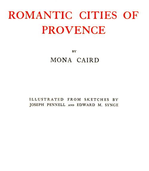 Romantic Cities of Provence