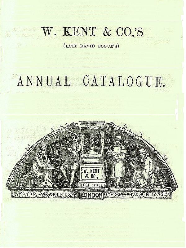 W. Kent & Co's Annual Catalogue, October 1858