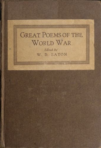 Great Poems of the World War