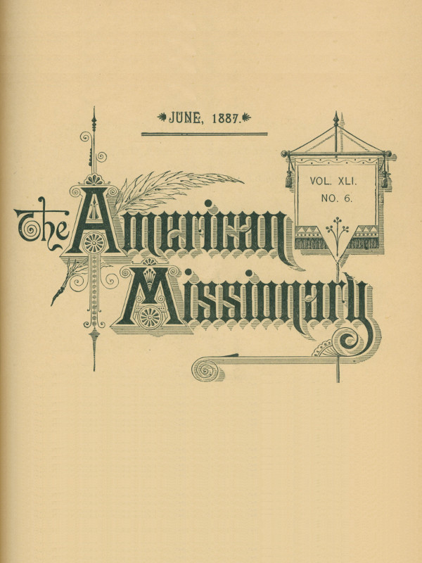 Amerikan Misyoner - Cilt 41, No. 6, Haziran 1887