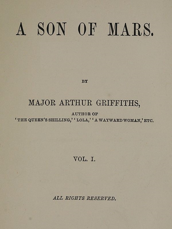 A Son of Mars, volume 1