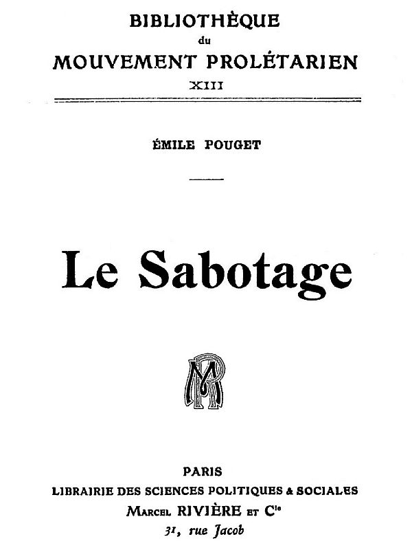 Le Sabotage