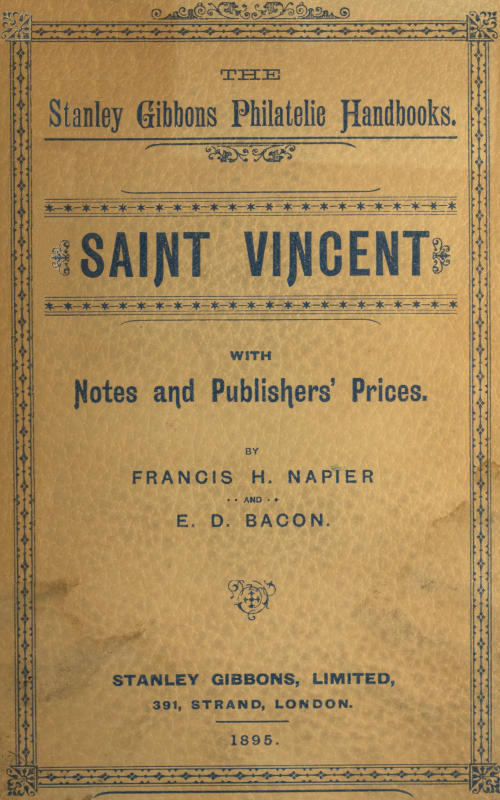 Saint Vincent, with notes and publishers' prices