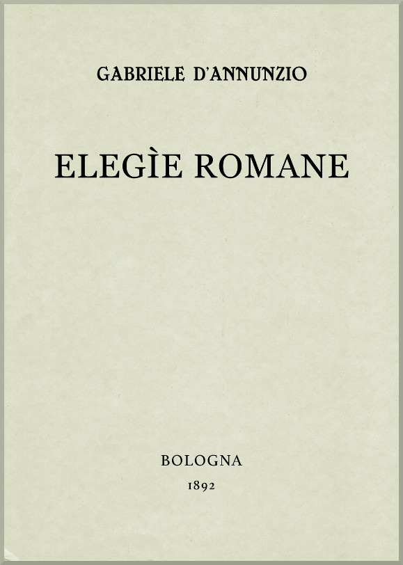 Elegìe Romane