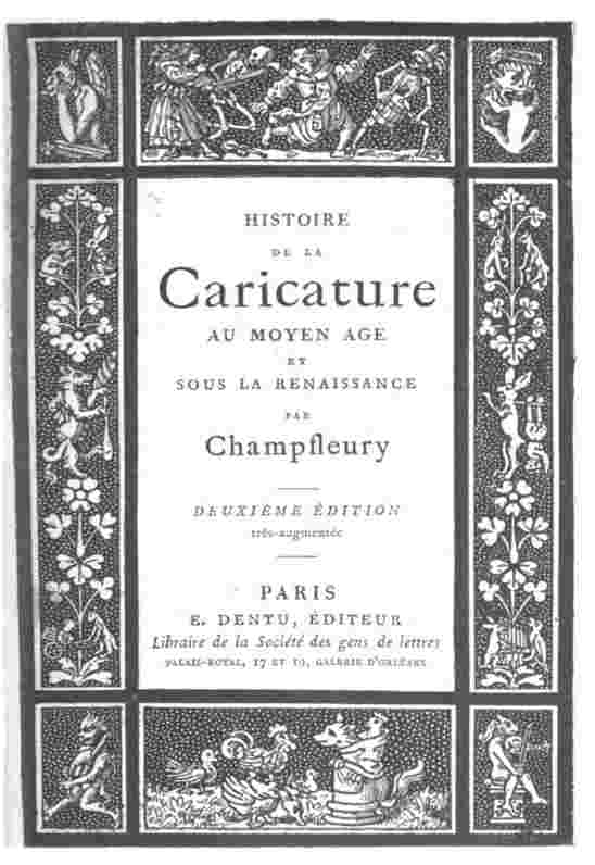 Histoire de la caricature au moyen âge et sous la renaissance