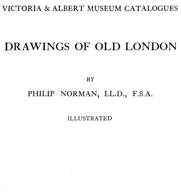 Drawings of Old London