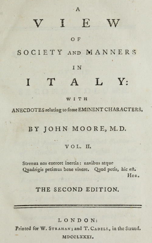 A View of Society and Manners in Italy, Volume 2 (of 2)&#10;With Anecdotes Relating to some Eminent Characters