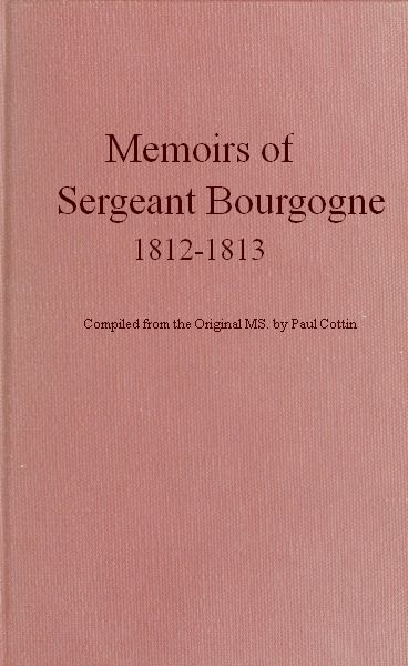 Söğüt Bourgogne'un Anıları, 1812-1813